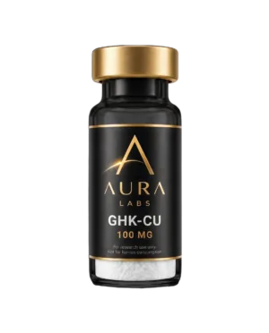 GHK-Cu 100 MG research peptide vial - Aura Labs